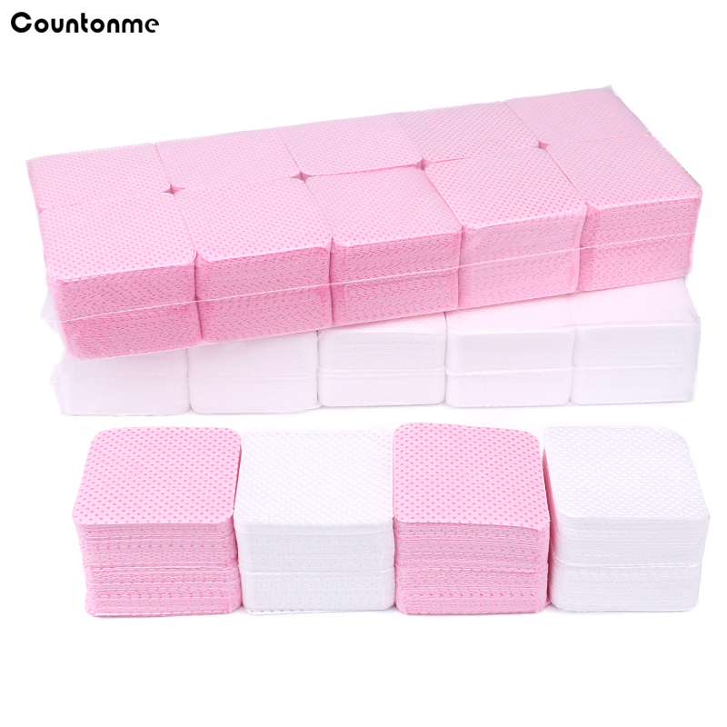 Nail Art Remover - 1000 قطعة القطن مزيل طلاء الأظافر