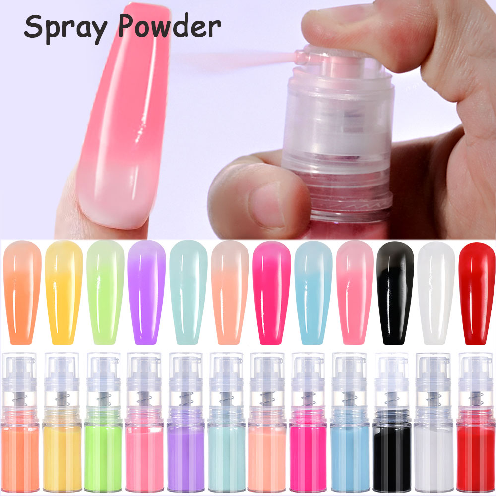 Nail Art Ombre Glitter - 10 جرام/زجاجة مسمار الفن أومبير رذاذ