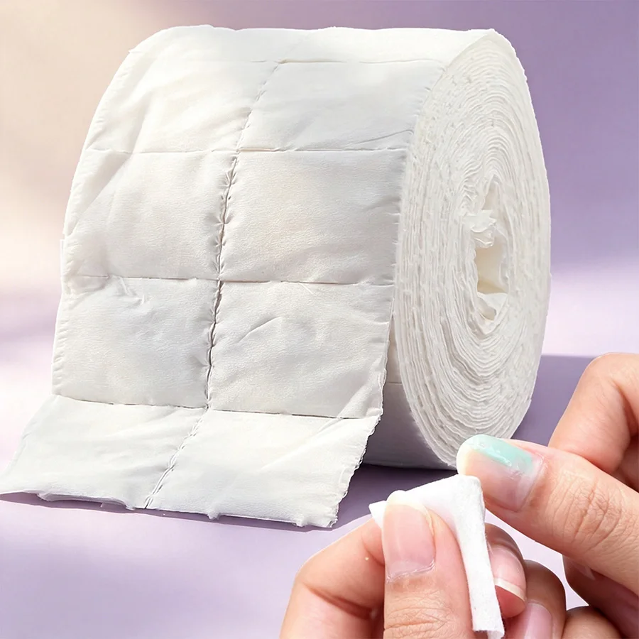 Nail Art Remover - 300/500 قطعة من مناديل الأظافر القطنية