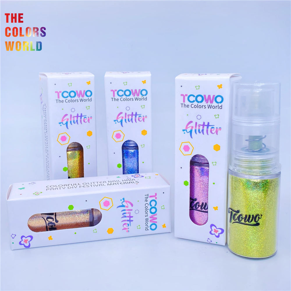 TCT-913 عالي اللمعان المجسم بر - مراجعة Nail Art Ombre Glitter وسعره