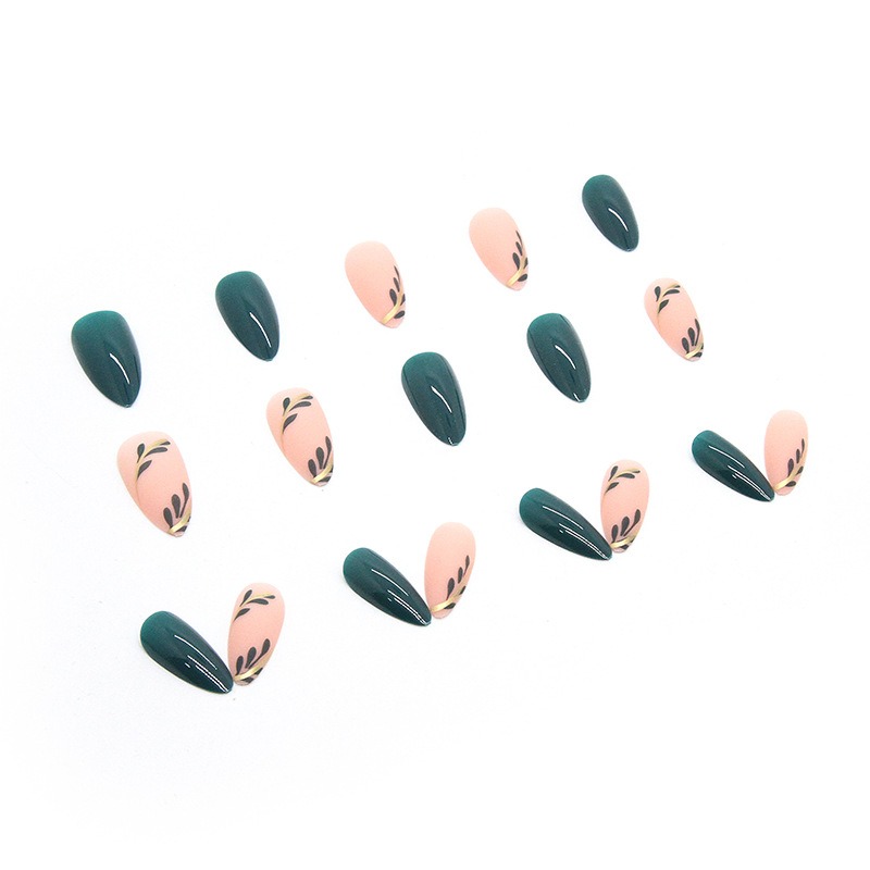 24P/مجموعة متوسطة الطول اللوز  - مراجعة Nail Art Simple وسعره