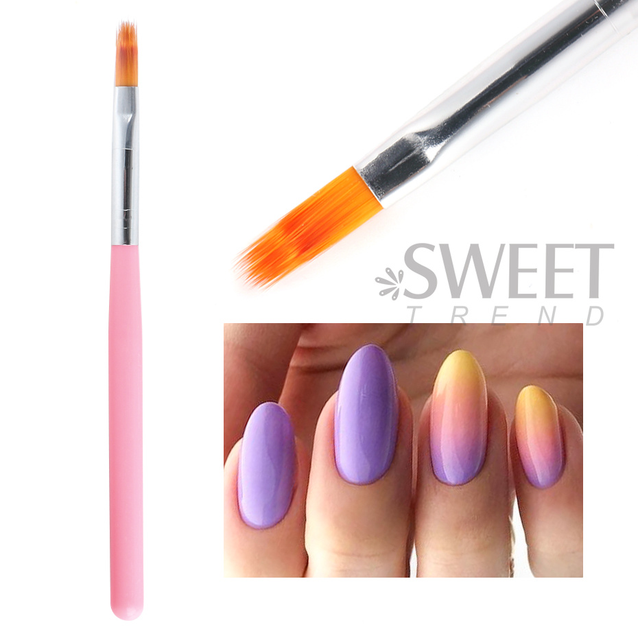 فرشاة فن الأظافر (قطعة واحدة)  - مراجعة Nail Art Ombre Glitter وسعره