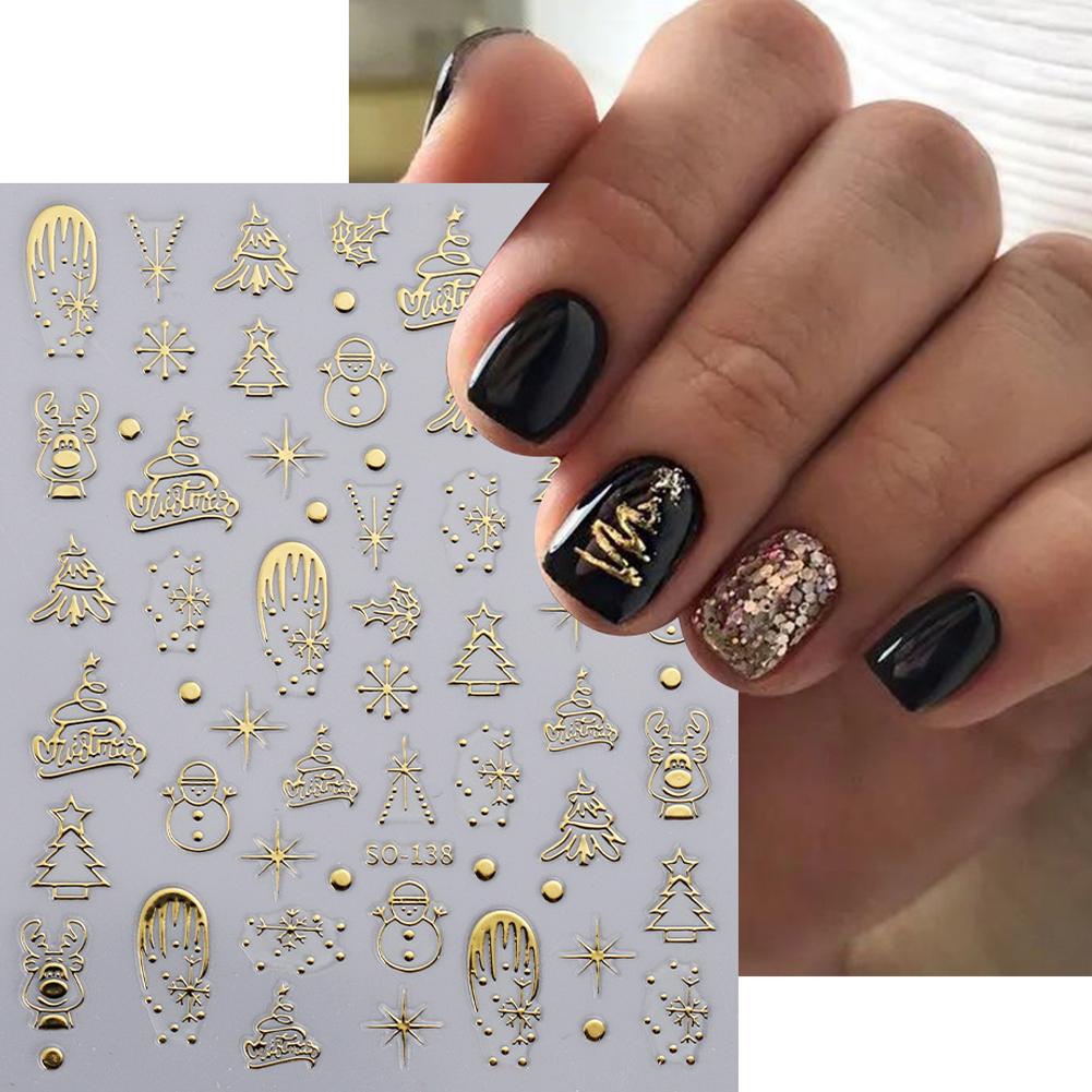 عيد الميلاد مسمار الفن ملصقات  - مراجعة Nail Art Xmas Design وسعره