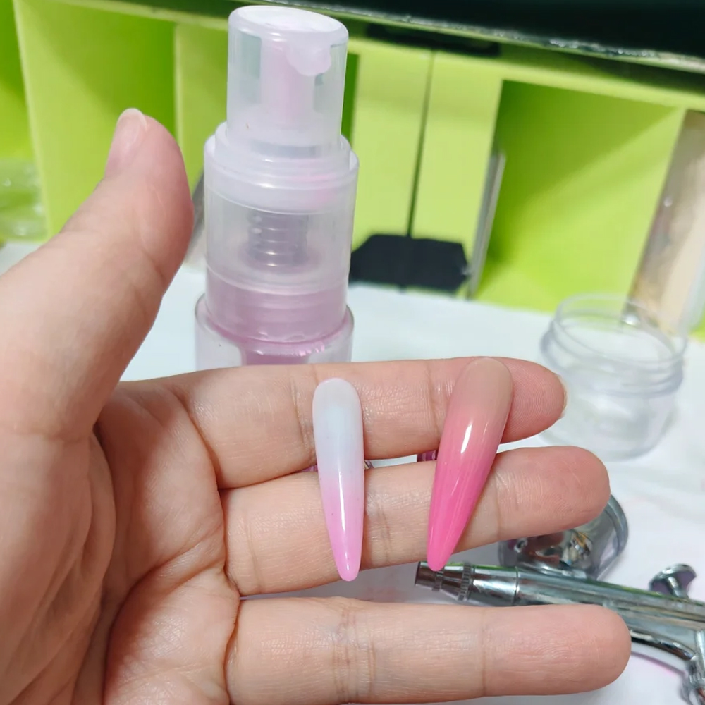 12 أنماط مسمار الفن رذاذ مسحوق - مراجعة Nail Art Ombre Glitter وسعره
