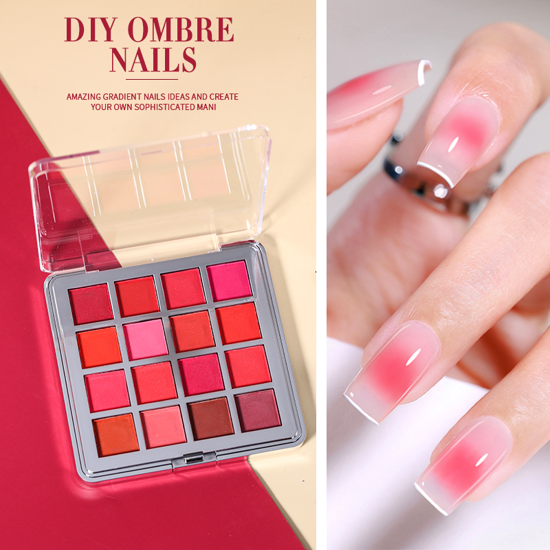 مسحوق أظافر متدرج اللون من موك - مراجعة Nail Art Ombre Glitter وسعره
