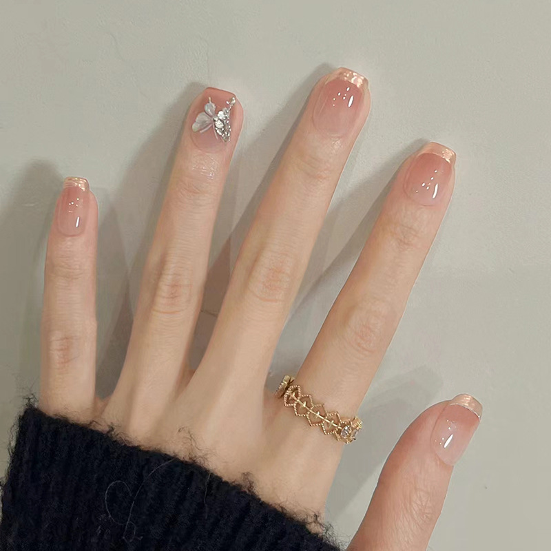 24 قطعة من أظافر القطيفة اللام - مراجعة Nail Art Simple وسعره